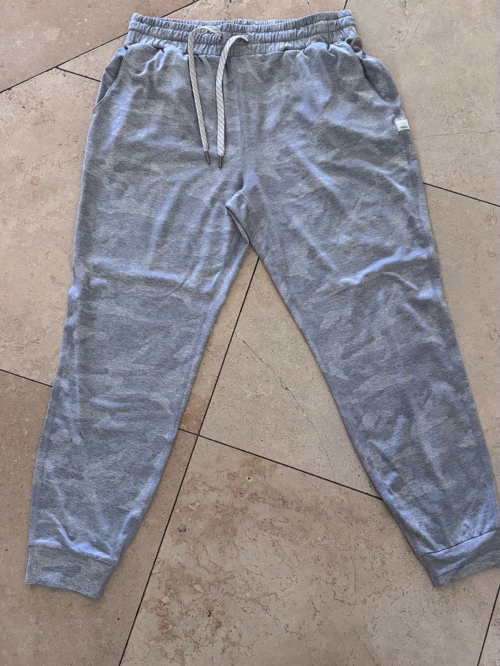 Vuori Camo Grey Drawstring Jogger